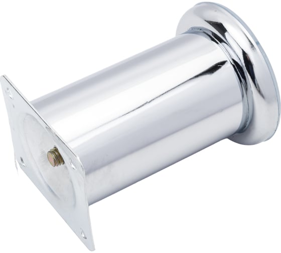 Изображение товара Мебельная ножка MFK-TORG цилиндр, низ хром, диаметр 50 мм, высота 100 мм, хром 04 01 021 НЦ 5010 Х