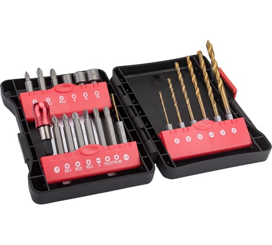 Изображение товара Набор бит, головок и сверл с шестигранными хвостовиками (501441) REDVERG 6672901