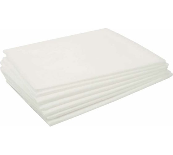 Изображение товара Одноразовые нестерильные простыни ЧИСТОВЬЕ 50 шт., 80х140 см, СМС, 14 г/м2, белые 01-674 630200