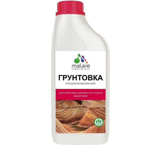 Изображение товара Грунтовка для фиксации древесного ворса MALARE акриловая 5 л 2036773328001
