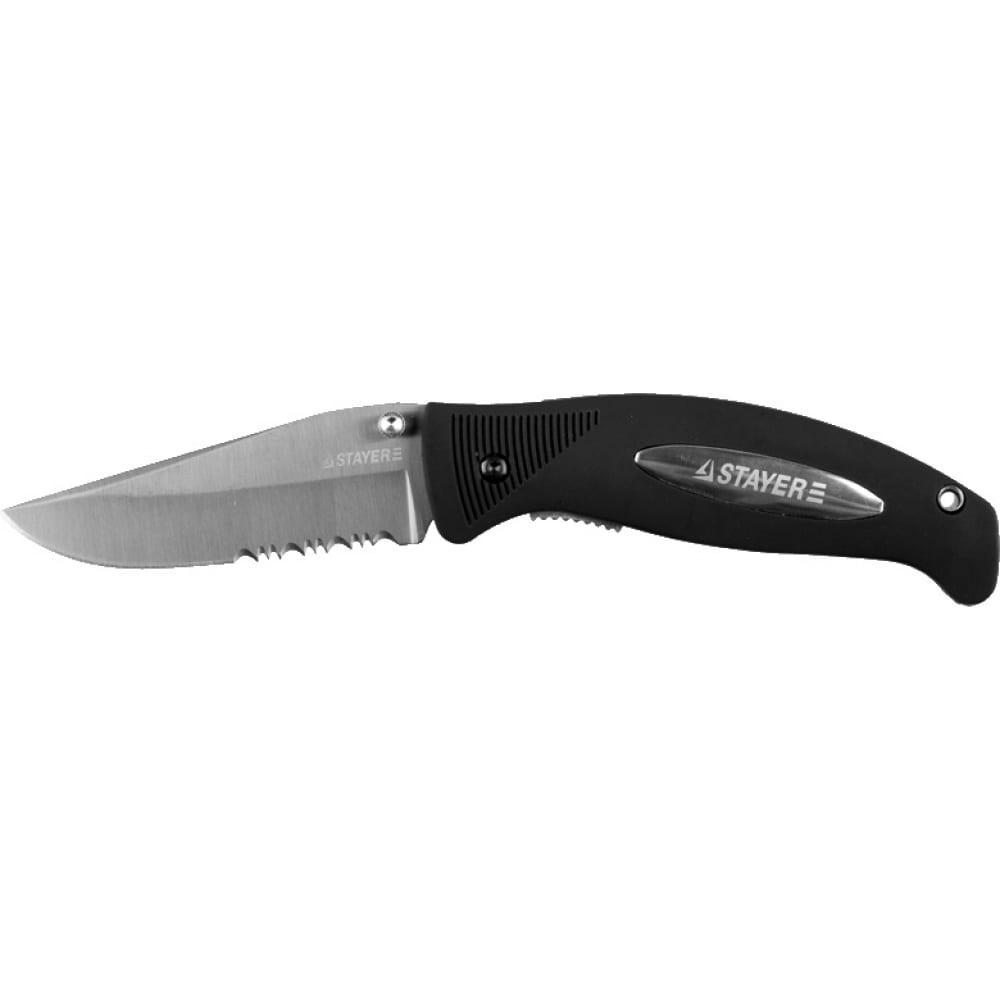 Складной нож STAYER нож монтерский stayer professional 45408 складной прямое лезвие