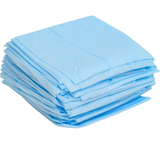Изображение товара Одноразовые нестерильные простыни ГЕКСА 20 шт., 70x80 см, спанбонд ламинированный 40 г/м2 630137