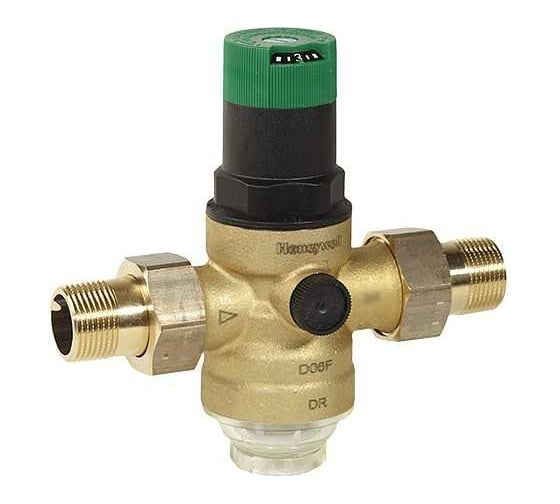 Изображение товара Клапан понижения давления Honeywell на холодную воду, диапазон регулировки 1.5-6 атм,D06F-1 1/4''A D06F-11/4A