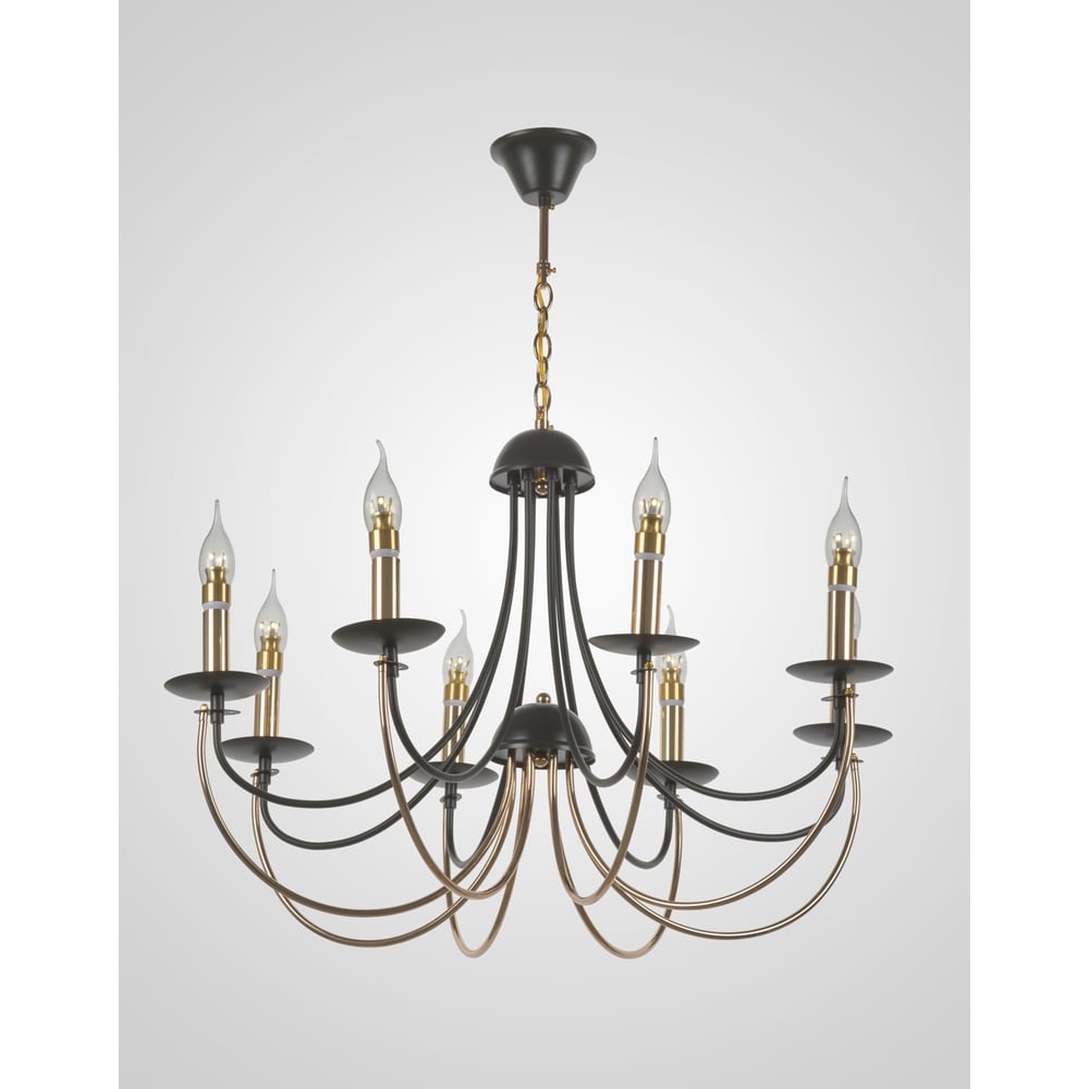 Изображение товара Подвесная люстра Мелодия Света PP5525-8 CF+GD с 8 лампами