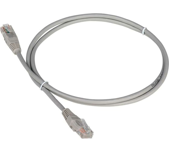 Изображение товара Патч-корд RJ45 - RJ45 TWT 4 пары, UTP, категория 5е, 25 м, серый TWT-45-45-25-GY