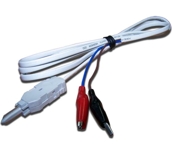 Изображение товара Тестовый 2-х полюсный шнур для плинтов TWT LSA/Крокодил, 1,5м LSA-P2-CR2-1.5m TWT-LSA-P2-CR2-1.5m