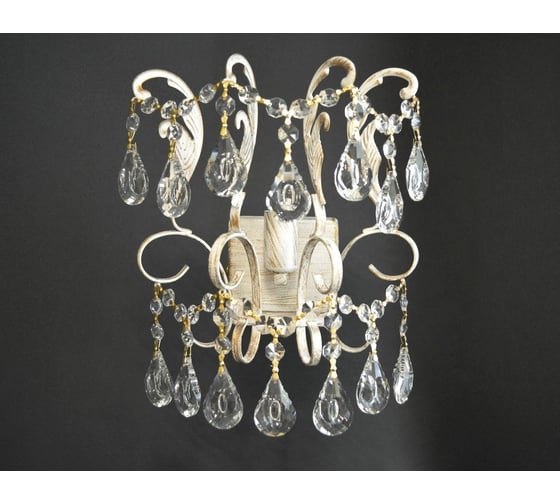 Изображение товара Настенный светильник Мелодия Света 23872-1W WT+GD 000026014