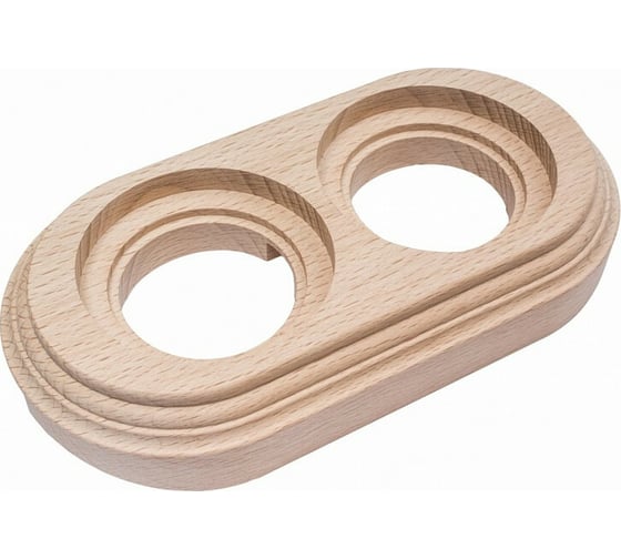 Изображение товара 2-постовая рамка Bironi (натурэль на бревно 240мм) BFC24-620-10