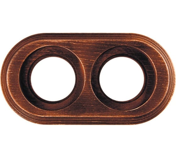 Изображение товара 2-постовая рамка Bironi (старое дерево на бревно 220мм) BFC22-620-17