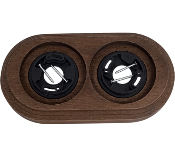 Изображение товара 2-постовая рамка Bironi (старое дерево на бревно 280мм) BFC28-620-17