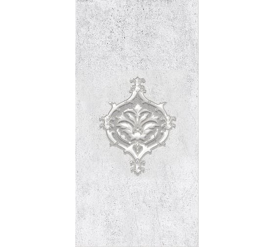 Изображение товара Декор Нефрит-Керамика Преза 04-01-1-08-04-06-1015-0 (серый; 20x40 см; 1 шт.) СК000020417