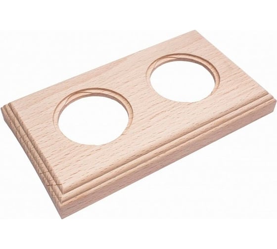 Изображение товара 2-постовая рамка Bironi (натурэль на бревно 260мм) с.м BF4C26-620-10