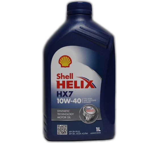 Изображение товара Моторное масло SHELL Helix HX7 10w40, 1л  (Испания), 550053736