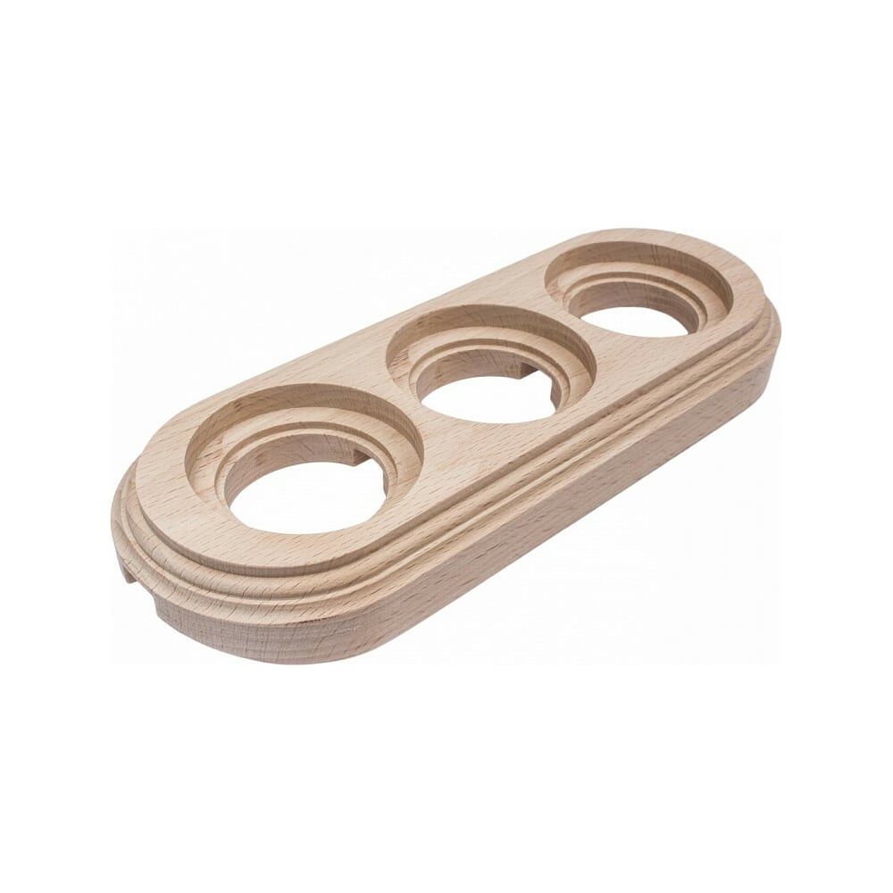 Изображение товара 3-х постовая рамка Bironi из натурального дерева на бревно 220мм