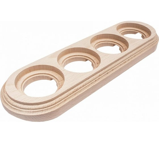 Изображение товара 4-х постовая рамка Bironi натурэль, на бревно 240мм BFC24-640-10