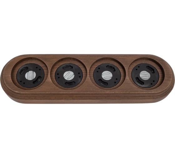 Изображение товара 4-х постовая рамка Bironi старое дерево, на бревно 240мм BFC24-640-17