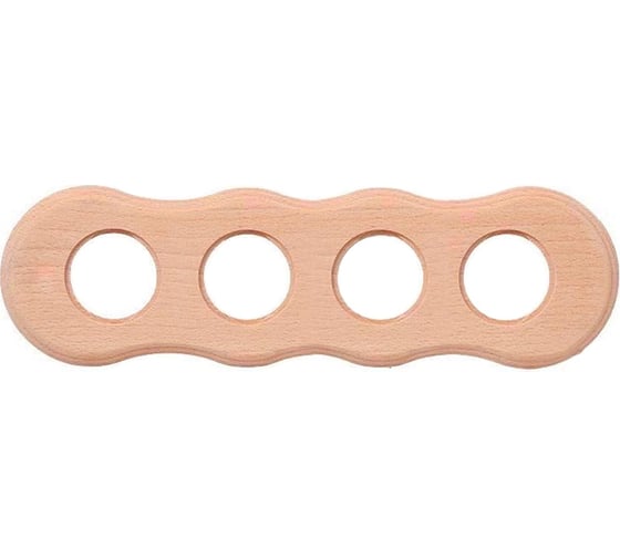 Изображение товара 4-х постовая рамка Bironi натурэль, скрытого монтажа bf8 BF8-640-10