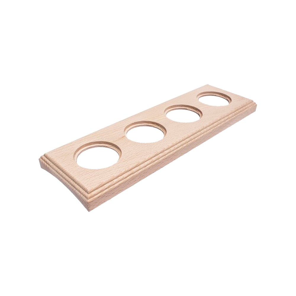 Изображение товара 4-х постовая рамка Bironi натурэль для электропроводки и кабельных систем