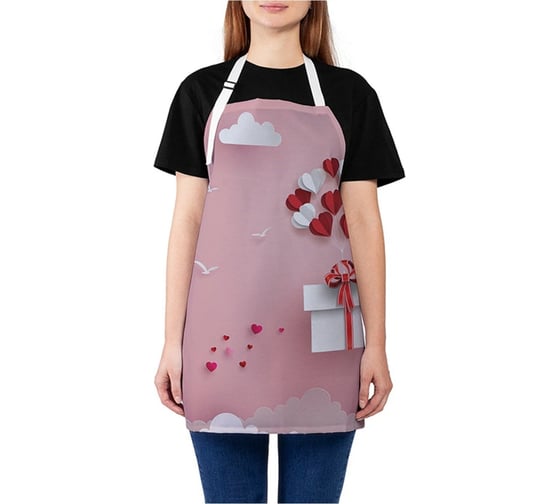 Изображение товара Кухонный фартук JOYARTY Воздушный подарок, универсальный размер для женщин и мужчин ap_422718