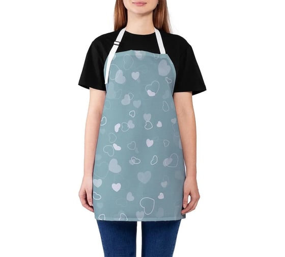 Изображение товара Кухонный фартук JOYARTY Дождь из сердец, универсальный размер для женщин и мужчин ap_422646