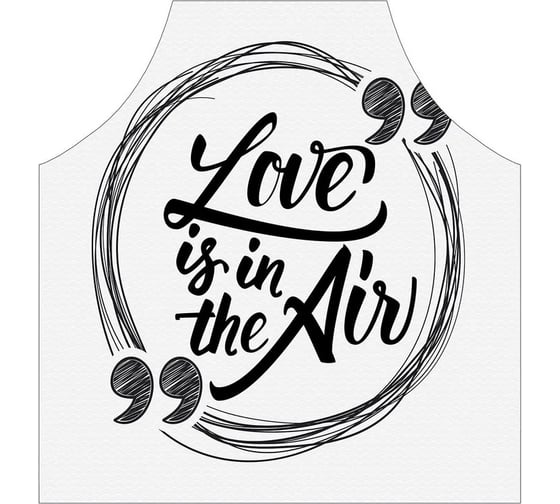 Изображение товара Кухонный фартук JOYARTY Любовь в воздухе, универсальный размер для женщин и мужчин ap_422706