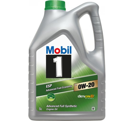Изображение товара Моторное масло MOBIL 1 ESP X2 0W-20 5л 153685