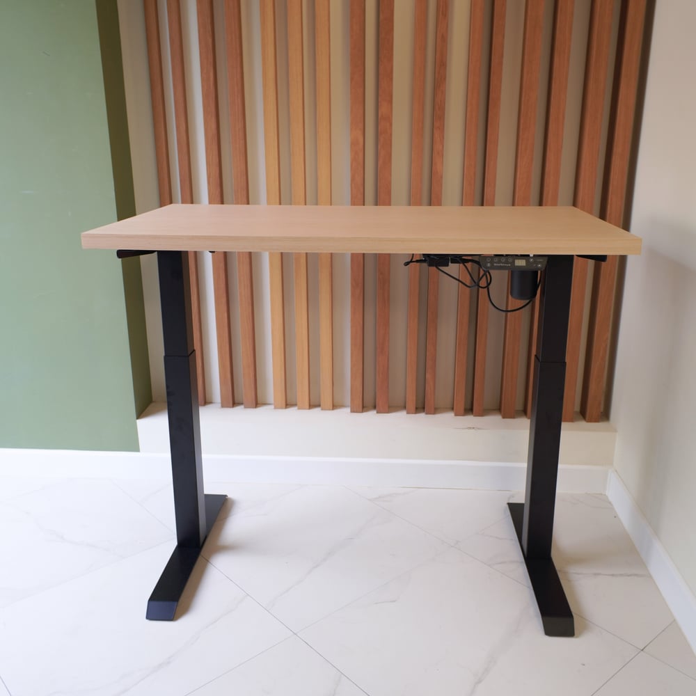 Изображение товара Стол с регулируемой высотой StolStoya МОТОР UP 160x80 см с МДФ шпон и подстольем из стали