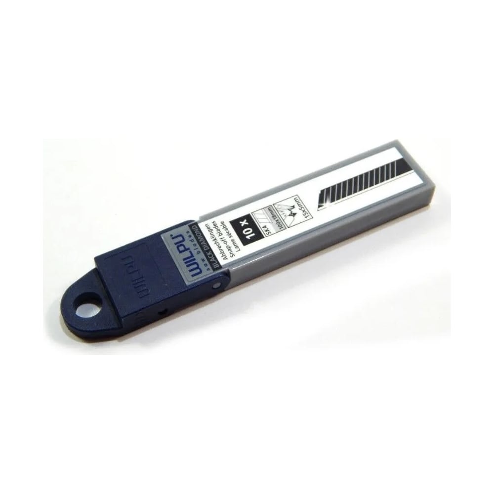 Сменные лезвия для ножа WILPU лезвия сменные 25х125 мм 10 шт сегментированные для пистолетного ножа bartex uk 82 25 ch 106 10