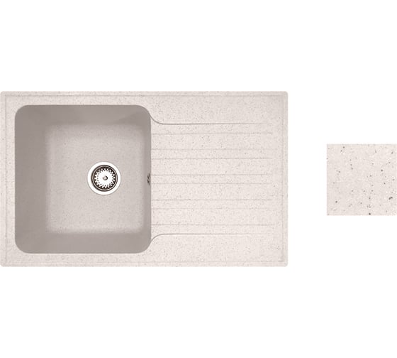 Изображение товара Мойка из искусственного камня AV Engineering Art песочный AV770490ASNA