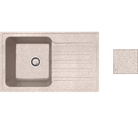 Изображение товара Мойка из искусственного камня AV Engineering Art гранит AV770490AGTA