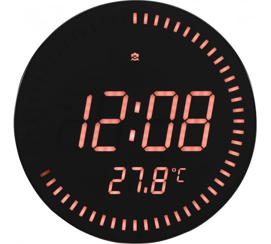 Изображение товара Сетевые часы BVItech красный/черный BV-10RKx