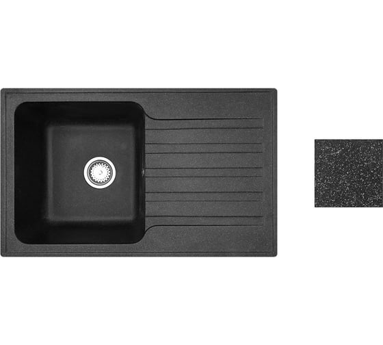 Изображение товара Мойка из искусственного камня AV Engineering Art черный AV770490ABKA