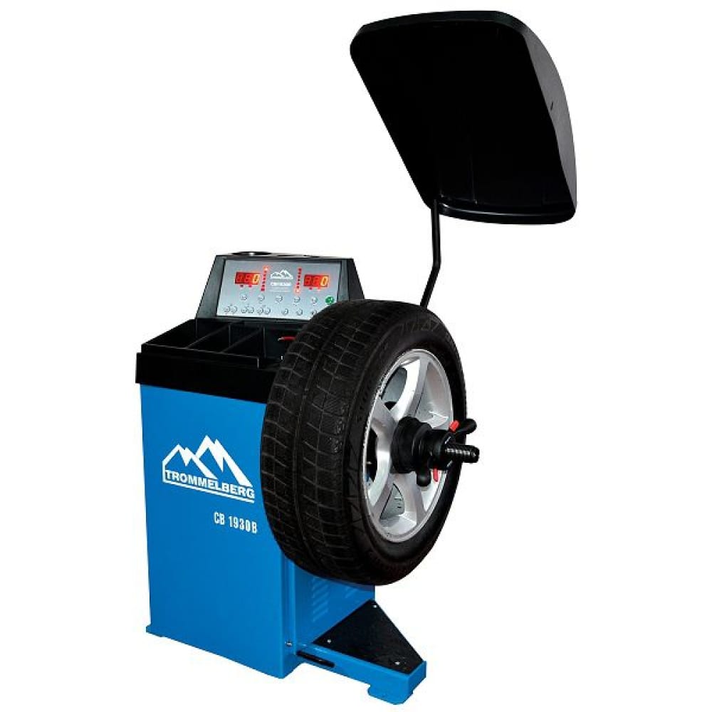 Купить Балансировочный станок для колес до 70 кг trommelberg автоматический ввод диаметра и дистанции cb1930b