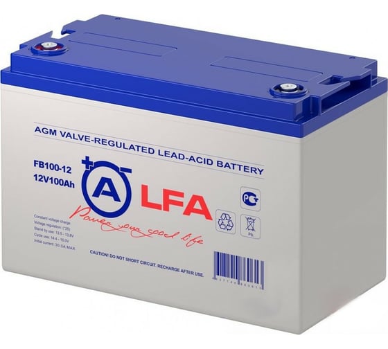 Изображение товара Аккумуляторная батарея LFA FB100-12 12В, 100 Ач УТ-00000779