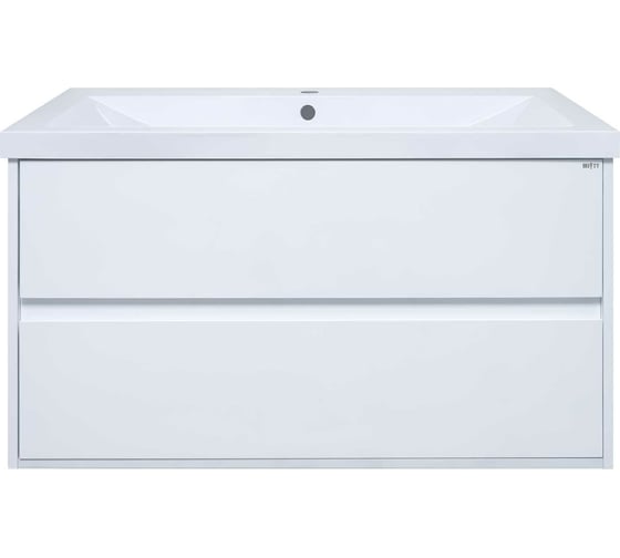 Изображение товара Подвесная тумба Misty Алиса - 90 2 ящика, белая эмаль Э-Али01090-011П2Я