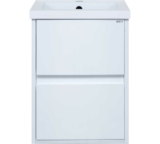 Изображение товара Подвесная тумба Misty Алиса - 40 2 ящика, белая эмаль Э-Али01040-011П2Я
