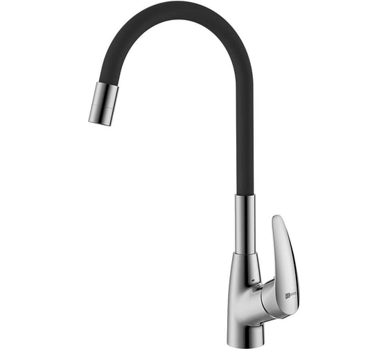 Изображение товара Смеситель для кухни Lemark Linara с гибким изливом LM0415C-Black