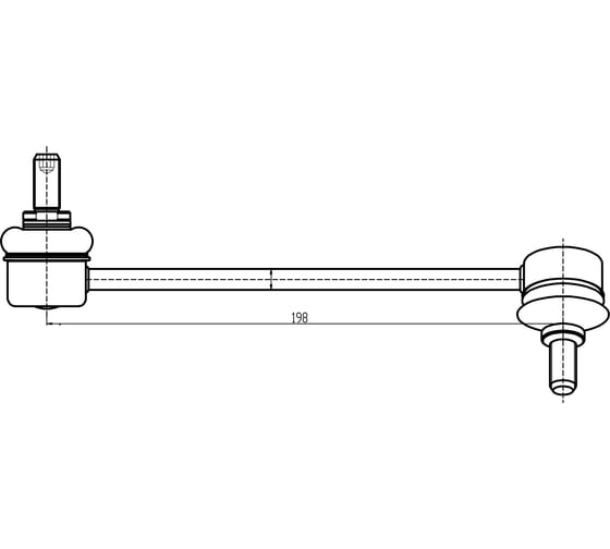 Изображение товара Стойка стабилизатора переднего левая Hyundai Getz (02-) TRIALLI SP 0839