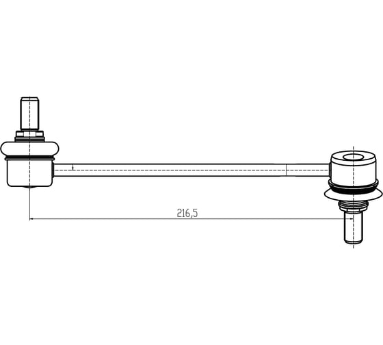 Изображение товара Стойка стабилизатора переднего левая Kia Soul (09-) TRIALLI SP 0847