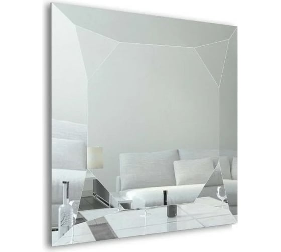 Изображение товара Зеркало MAUNFELD Lustro Diamonte Silver (квардат, 70x70) Diamonte Silver70