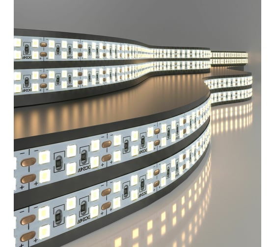 Изображение товара Светодиодная двухрядная лента Elektrostandard 240led 18w ip20 3300к теплый белый (2835 24v 240led 18w ip20) a061089