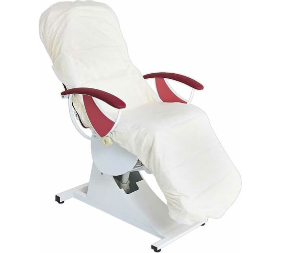 Изображение товара Одноразовый чехол на кушетку ЧИСТОВЬЕ 10 шт., 90х200 см, спанбонд 30 г/м2, белый 01-617 630225