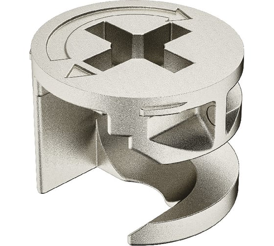 Изображение товара Корпусная стяжка Hafele Minifix 12/12 никелированная 262.17.620