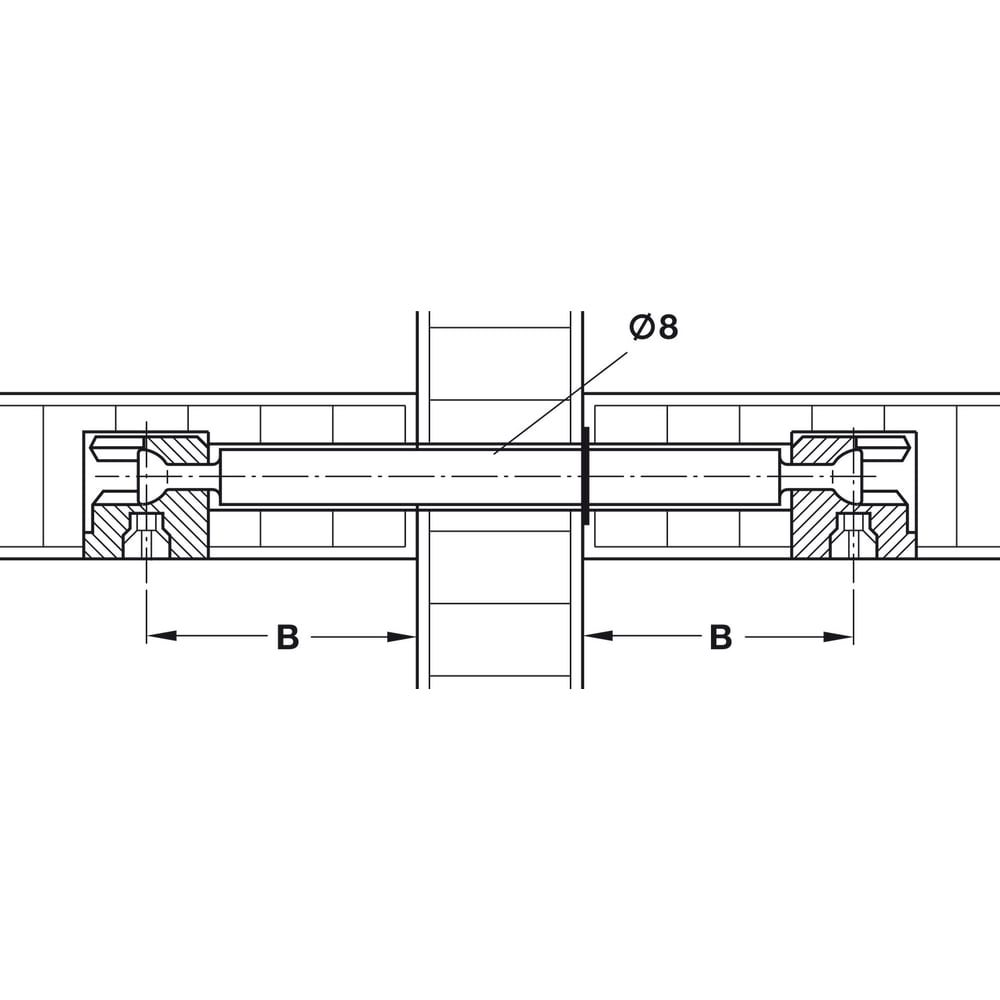 Болт Hafele Minifix 8/2x34 мм