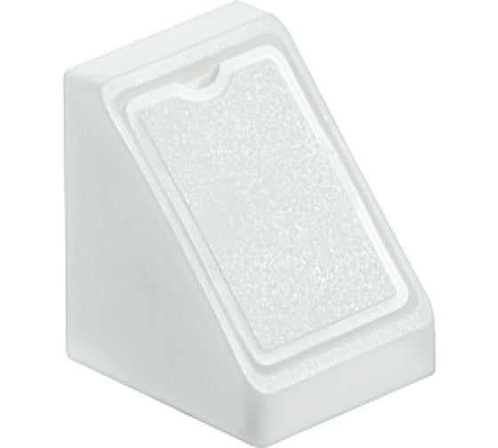 Изображение товара Угловая стяжка Hafele с заглушкой, цвет белый, 18 мм 262.56.708