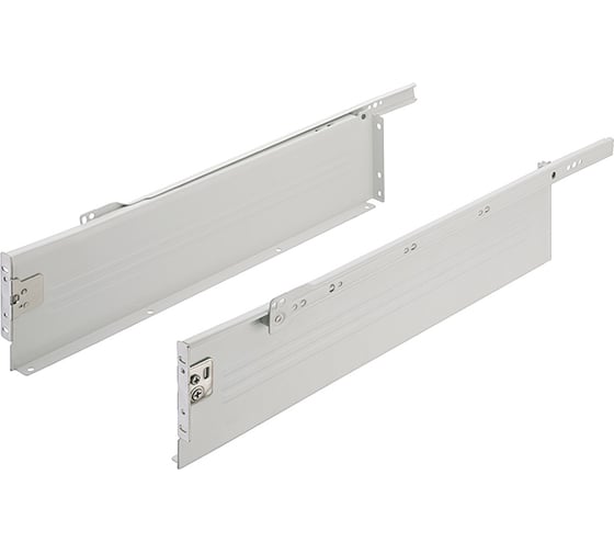 Изображение товара Система направляющих для выдвижных ящиков Hafele Matrix Box SingleS30 белая, 118х600 мм 555.95.960