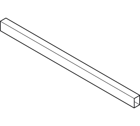 Изображение товара Квадратный поперечный рейлинг Hafele Matrix box S серый, 1100 мм 552.72.617