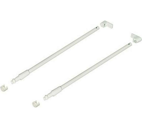 Изображение товара Комплект рейлингов Hafele Matrix Box SingleS30 554 мм, белая 558.49.755