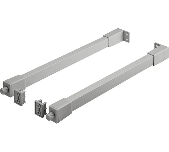 Изображение товара Комплект квадратных рейлингов Hafele Matrix Box A серый, 350 мм 552.30.612