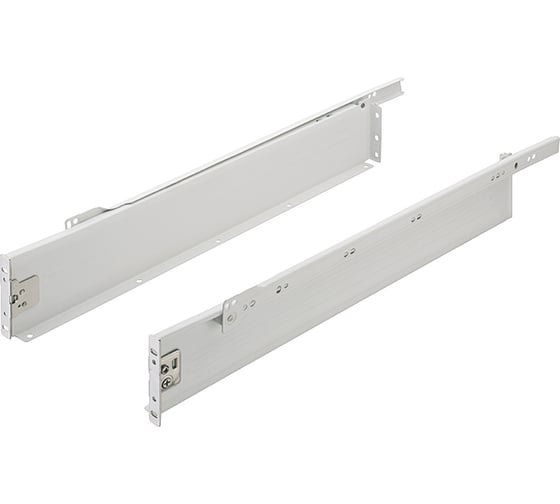 Изображение товара Система направляющих для выдвижных ящиков Hafele Matrix Box SingleS30 белая, 86х400 мм 555.94.940